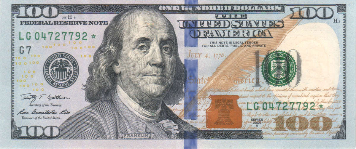 Billet de 100 Dollars