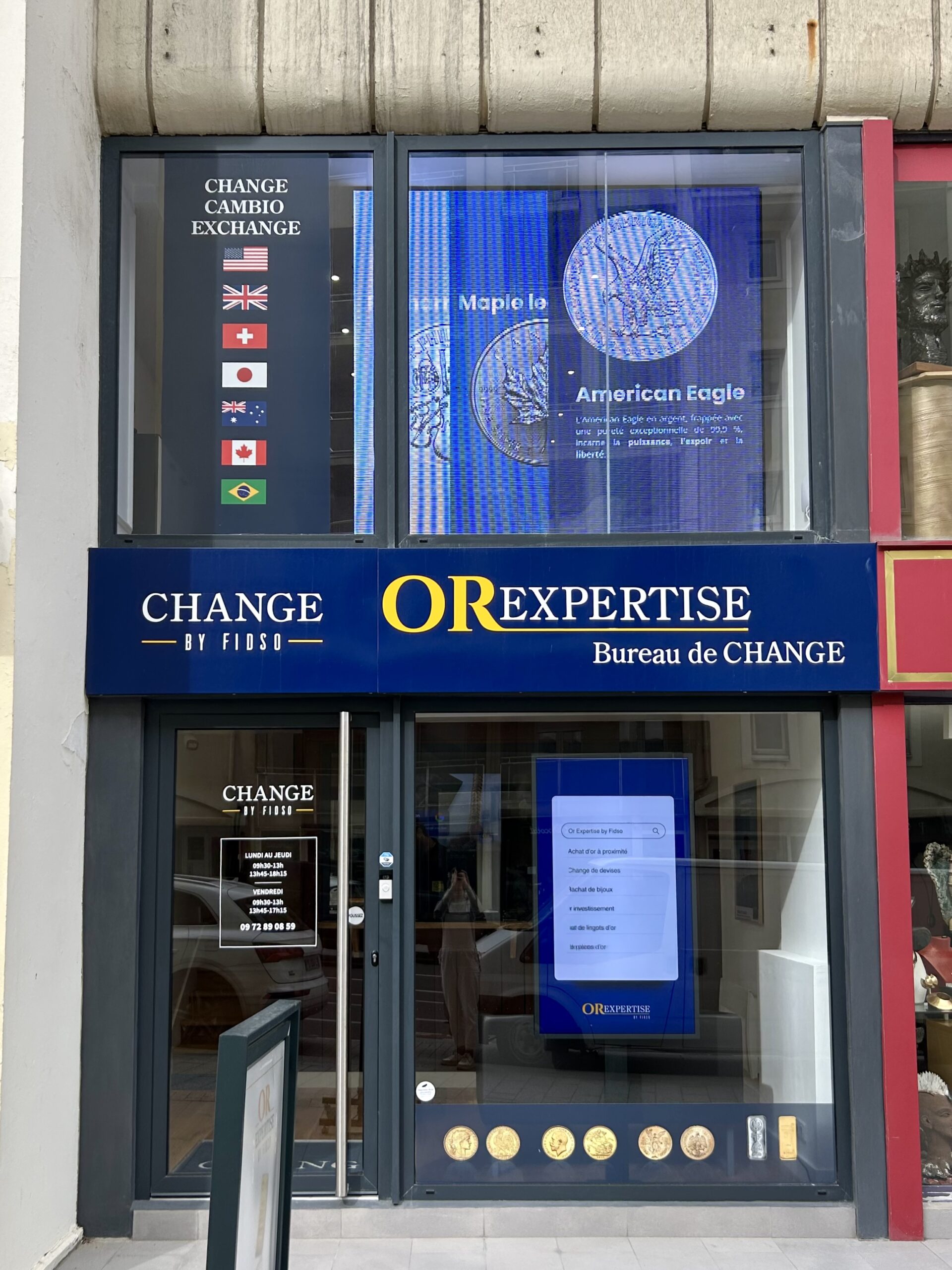 change de devises en France